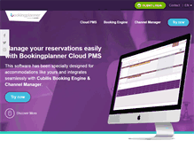 Tablet Screenshot of bookingplanner.com